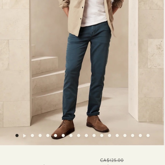 Men’s New Banana Republic travel pant Jean - Picture 6 of 6